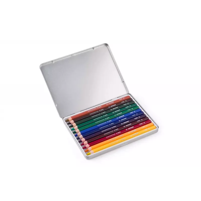 JOLLY X-BIG Adventure Colours kleurpotloden, gesorteerde kleuren, 12-pack (3099-0151)