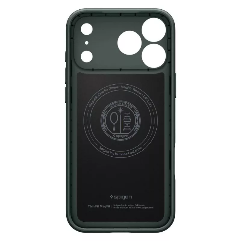 Spigen Thin Fit MagSafe hoes voor iPhone 18 Pro Max / 17 Pro Max - Abyss Green