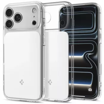 Spigen Ultra Hybrid T Mag MagSafe hoes voor iPhone 18 Pro Max / 17 Pro Max - glanzend wit