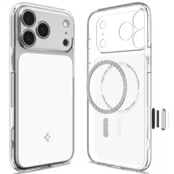 Spigen Ultra Hybrid T Mag MagSafe hoes voor iPhone 18 Pro Max / 17 Pro Max - glanzend wit