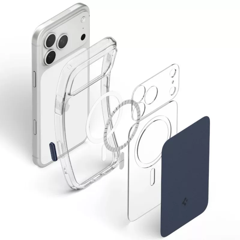 SPIGEN Ultra Hybrid T MagSafe iPhone 17 Pro Max / 18 Pro Max matzwart blauw