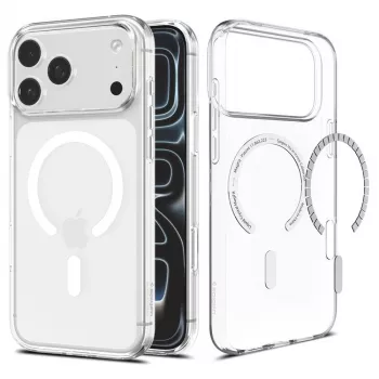SPIGEN Liquid Crystal MagSafe iPhone 17 Pro Max / 18 Pro Max hoes transparant/wit