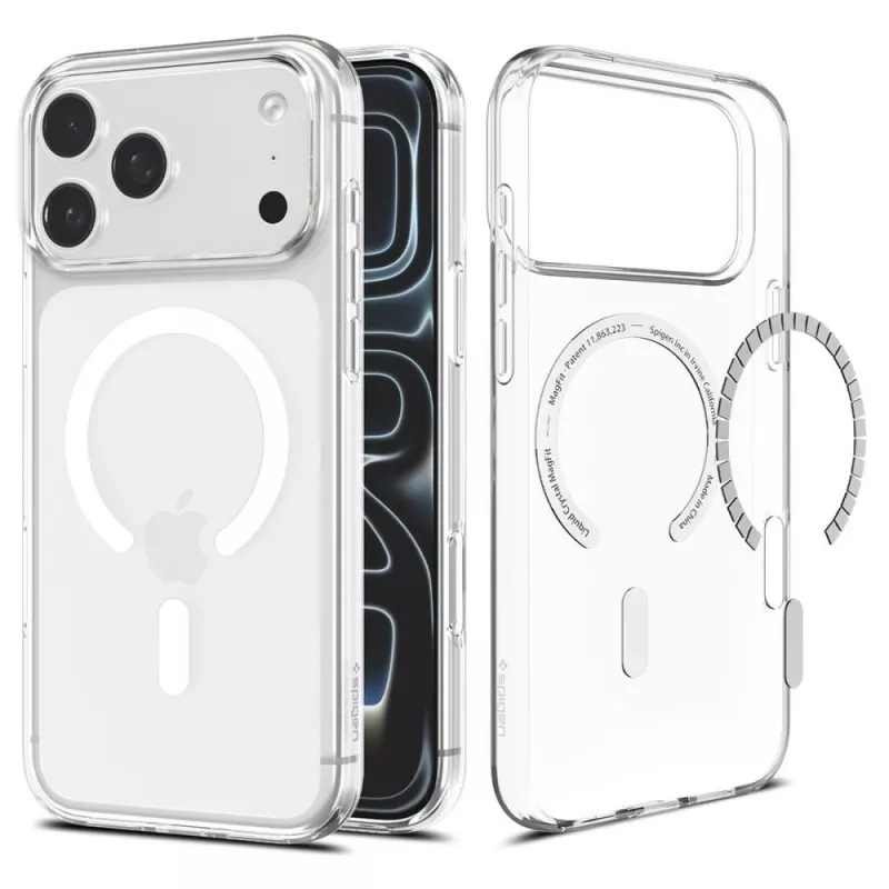 SPIGEN Liquid Crystal MagSafe iPhone 17 Pro Max / 18 Pro Max hoes transparant/wit