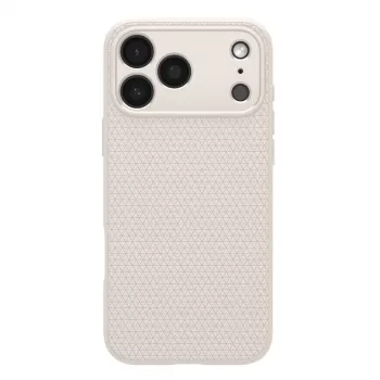 Spigen Liquid Air hoes voor iPhone 17 Pro / 18 Pro - Natural Titanium