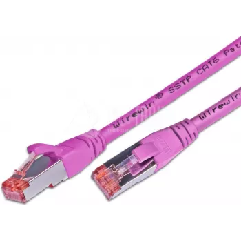 Wirewin S/FTP CAT6 0,75m netwerkkabel, roze (PKW-PIMF-KAT6 0.75 MG)