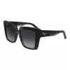 Ferragamo dames SF1060S-21 vlinder zonnebril, Havana/bruin gradient, 55mm