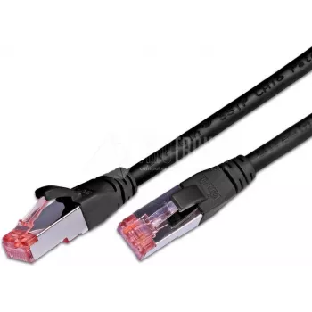 Wirewin Cat6 S/FTP PIMF patchkabel, LSOH, zwart, RJ45 PKW-PIMF-KAT6 2.0 SW