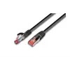 Wirewin Cat6 S/FTP PIMF patchkabel, LSOH, zwart, RJ45 PKW-PIMF-KAT6 2.0 SW