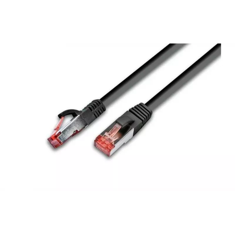Wirewin Cat6 S/FTP PIMF patchkabel, LSOH, zwart, RJ45 PKW-PIMF-KAT6 2.0 SW