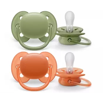 Philips Avent Ultra Soft fopspeen neutraal 18M+ (2-pack)