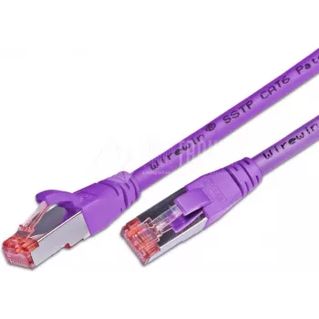Wirewin Cat6 S/FTP LSOH patchkabel, RJ45, violet, 15 m PKW-PIMF-KAT6 15.0 VT