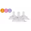 Philips Avent Natural Response babyfles siliconen speen set (3-pack, Flow 3, 1+ maanden)