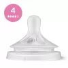 Philips Avent Natural Response babyfles siliconen speen set (3-pack, Flow 3, 1+ maanden)