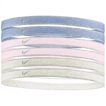 Nike Swoosh Sport haarelastiekjes 6-pack metallic lila, roze, geel N1002008511OS