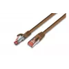 Wirewin CAT6 S/FTP LSOH patchkabel 7,0 m bruin PKW-PIMF-KAT6 7.0 BR