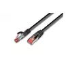 Wirewin PKW-PIMF-KAT6A 0.5 SW Cat6a S/FTP patchkabel, 0,5 m, zwart