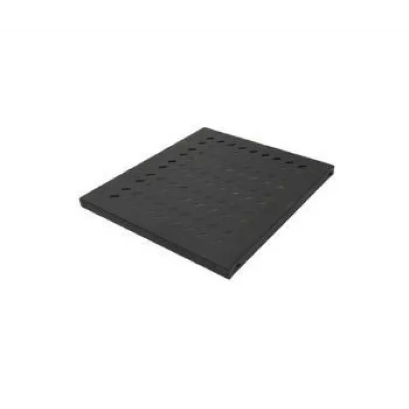 Wirewin SHELF 400 1U BL rack achterwandafdekking voor legbord, zwart