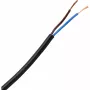 HEINRICH KOPP H03VV-F 2x0,75mm² zwarte flexibele PVC-kabel 10m 152210845