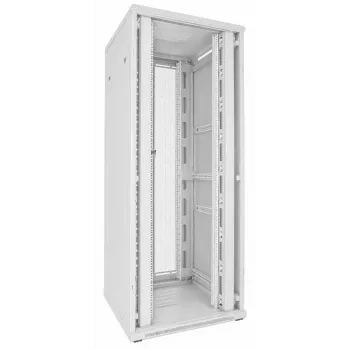DSIT 47U 19 inch serverrack 800x800x2200mm wit met geperforeerde dubbele deuren DS8847DD-W