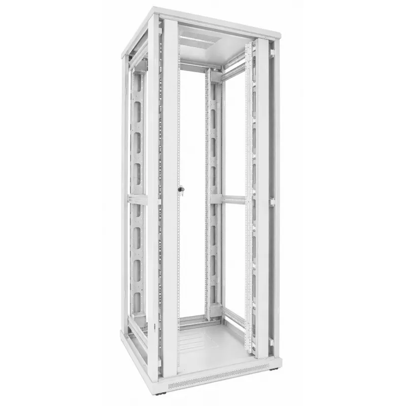 DSIT 47U 19 inch serverrack 800x800x2200mm wit met geperforeerde dubbele deuren DS8847DD-W