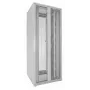 DSIT 42U 19 inch serverrackkast 800x800x2000mm wit, geperforeerde dubbele deuren voor- en achterzijde DS8842DD-W