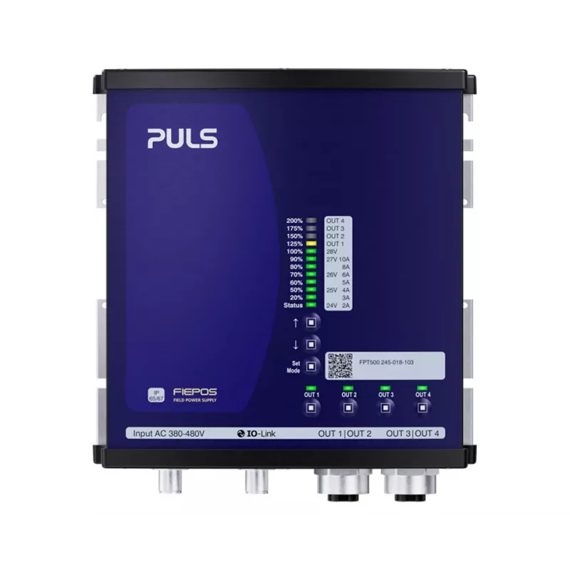 PULS FPT500.245-018-103 voeding 24 V 20,8 A 500 W 4 uitgangen M12