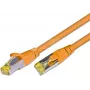 Wirewin Cat6a S/FTP patchkabel 0,25m oranje PKW-PIMF-KAT6A 0.25 OR