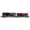 Roco 6600170 DC TX Logistik Sgns platte wagen H0