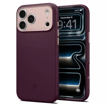 Spigen Nano Pop Mag MagSafe hoes voor iPhone 18 Pro Max / 17 Pro Max – Burgundy Bean