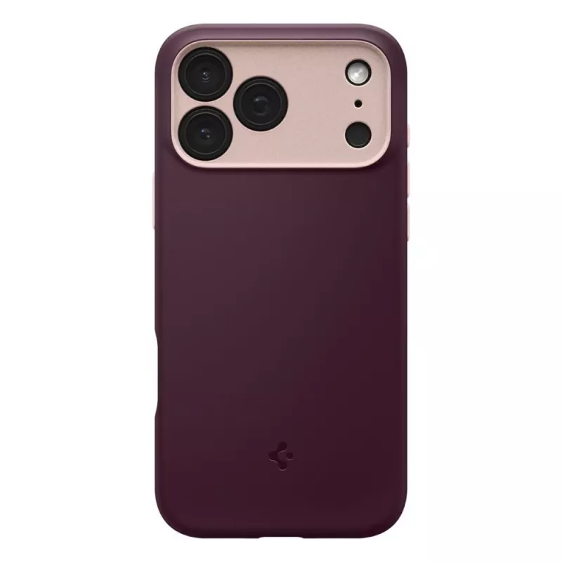Spigen Nano Pop Mag MagSafe hoes voor iPhone 18 Pro Max / 17 Pro Max – Burgundy Bean
