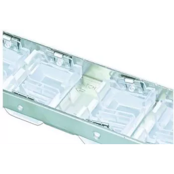 Wirewin hoogwaardig 24-poorts keystone module blindpaneel, 0° of 45° verstelbaar keystone systeem (WKS PANEL 24 DYN ANG)