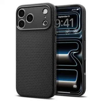 Spigen Liquid Air hoes voor iPhone 17 Pro / 18 Pro - matzwart