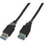Wirewin USB 3.0 A-A MF 3.0 SW USB-kabel 3 m USB 3.2 Gen 1 (3.1 Gen 1) USB A zwart