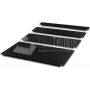 Wirewin BP 1U BL 19 inch rack borstelkabelmanagementpaneel, zwart