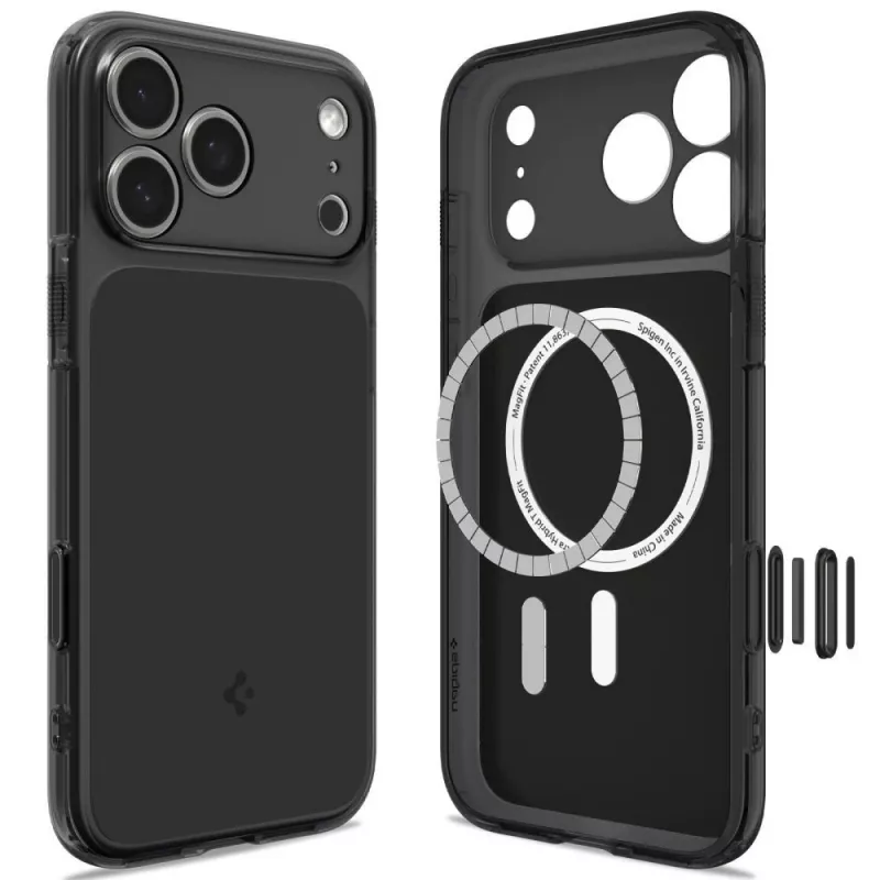 SPIGEN Ultra Hybrid T MagSafe iPhone 17 Pro / 18 Pro matzwart
