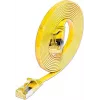 Wirewin Cat6A slim ethernet-patchkabel U/FTP plat geel 1m 10Gbps PKW-STP-SLIM-K6A 1.0 GE