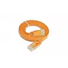 Wirewin Triotronik PKW-SLIM-KAT6 3.0 OR Cat6 U/UTP Slim Ethernet-patchkabel, RJ-45 stekker naar stekker, 3 m, oranje