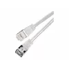 Wirewin Cat.6 SLIM patchkabel STP PIMF 0,1 m grijs PKW-STP-SLIM-KAT6 0.1