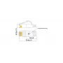 Wirewin Triotronik 0,15 m Cat6 U/FTP Slim Ethernet-patchkabel, RJ45 stekker naar stekker, wit (PKW-STP-SLIM-KAT6 0.15 WS)