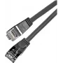 Wirewin Triotronik PKW-STP-SLIM-KAT6 1.0 SW Cat6 U/FTP Slim Ethernet-patchkabel, 1 m, zwart