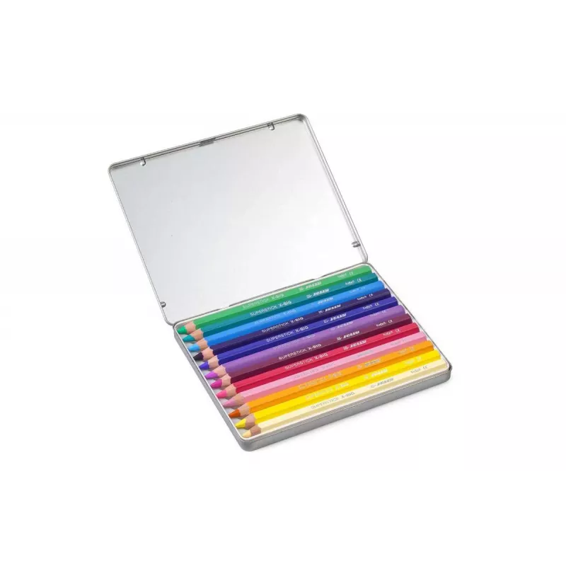 JOLLY X-BIG CANDYCOLOURS kleurpotloden, gemengde kleuren, 12 stuks (3099-0137)