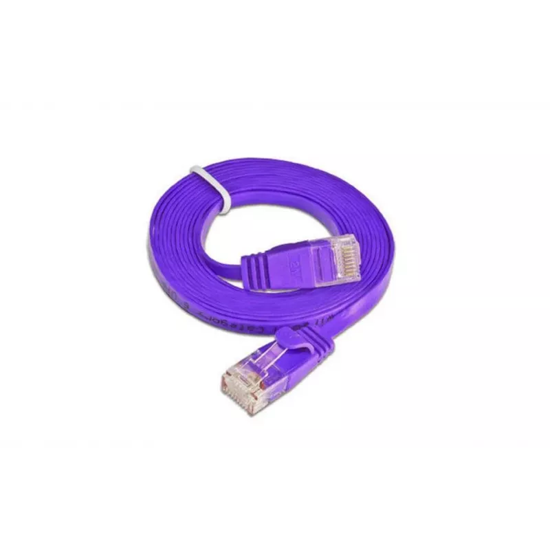 Wirewin Cat6 U/UTP slim ethernet patchkabel, 0,1 m, violet PKW-SLIM-KAT6 0.1 VT