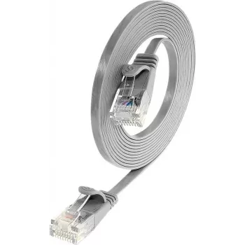 Wirewin SLIM patchkabel UTP netwerkkabel grijs 15 m Cat6 U/UTP (PKW-SLIM-KAT6 15.0)