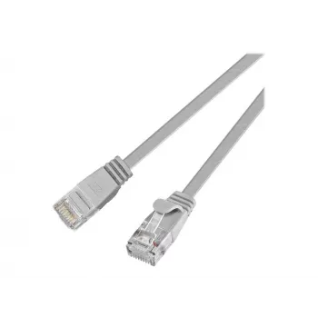 Wirewin SLIM patchkabel UTP netwerkkabel grijs 15 m Cat6 U/UTP (PKW-SLIM-KAT6 15.0)