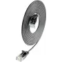 Wirewin SLIM UL6 1 SW - Cat.6 Slim patchkabel, U/UTP, 1 m, zwart (PKW-LIGHT-K6 1.0 SW)