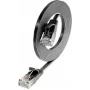 Wirewin Cat.6 Slim patchkabel U/UTP 15 m zwart PKW-SLIM-KAT6 15.0 SW