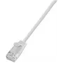 Wirewin SLIM UL6 1.5 WS - Cat.6 Slim-Light patchkabel, U/UTP, 1,5 m, wit (PKW-LIGHT-K6 1.5 WS)