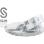 Wirewin Triotronik PKW-SLIM-KAT6 20.0 WS - 20 m witte Cat6 U/UTP slim ethernet patchkabel, RJ45 stekker naar stekker, gigabit