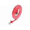 Wirewin SLIM S6 01 RT - Cat.6 SLIM patchkabel, STP(PIMF), 0,1 m, rood PKW-STP-SLIM-KAT6 0.1 RT