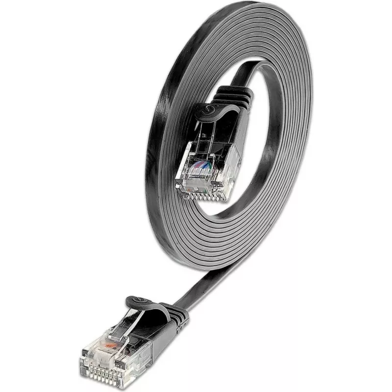 Wirewin Cat.6 Slim Ethernet-patchkabel U/UTP 1,5m zwart PKW-SLIM-KAT6 1.5 SW